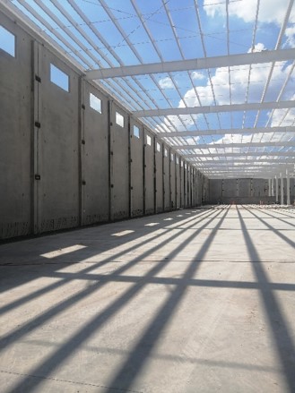 CONSTRUCCIÓN MUROS TILT UP EN NAVE INDUSTRIAL PARQUE INDUSTRIAL CASTRO DEL RÍO, IRAPUATO, GTO.